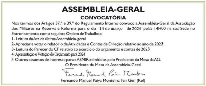 CONVOCATÓRIA AG 14 DE MARÇO DE 2024 - ASMIR
